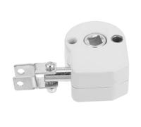 STOBAZA Pinces de Fixation en Alliage d'Aluminium Blanches pour Auvent Extérieur, Accessoires de Store Banne Manivelle Manuelle, Compatibles Auvents Pliables et Stores Enrouleurs