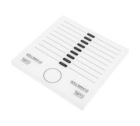 STOBAZA Plaque à Cils en Acrylique Blanche pour Salon et Usage Domestique | Surface Lisse, Nettoyage Facile, Ralentit la Prise de Colle, Design Délicat, pour Extensions de Cils