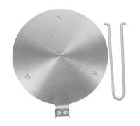 STOBAZA Plaque de Diffusion de Chaleur Métallique pour Cuisson Induction et Gaz Plaque Conductrice de Chaleur Détachable avec Poignée Compatible Casseroles et Céramique Diffuseur et