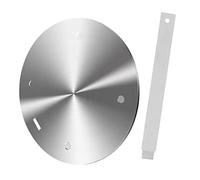STOBAZA Plaque Diffuseur Chaleur Induction Acier Inoxydable pour Cuisinière Gaz et Électrique Répartiteur Thermique Professionnel Résistant et Facile à Nettoyer