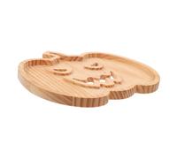 STOBAZA Plateau Forme Citrouille pour Halloween Plateau à Snacks Portable Support Dessert et Apéritif Robuste et Décoratif pour Repas et Partage