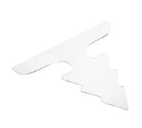 STOBAZA Pochoir Transparent Acrylique pour Poignées de Planche à Découper Modèle Traçage et Gabarit pour Cuisine Noël