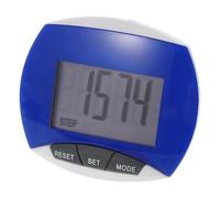 STOBAZA Podomètre Électronique, Podomètre de Sport Portable, Compteur de Pas Précis, Abs Bleu, Batterie Incluse, Course à Pied et L'entraînement, Gestion Santé