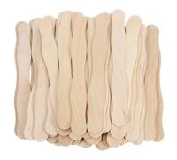 STOBAZA Poignée D’éventail en Bois Naturel 60 Pièces 200 X 25 X 2 Mm Bâtonnets Ronds pour Éventail Soi-même Accessoires Artisanat Style Chinois Mariage Fête DIY