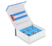 STOBAZA Pointe de Micro-Sculpture Diamantée Solide pour Appareil de Microdermabrasion Accessoire Professionnel en Boîte Métallique Conseils Précis pour Soins Peau à Domicile