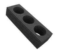 STOBAZA Porte Gobelets Empilable Mousse Noire Compartiments pour Cafés et Livraisons Support Pratique et Antichoc pour Boissons Multiples Voiture et Restauration Réutilisable