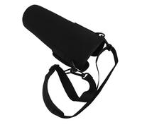 STOBAZA Porte-Gourde Réglable avec Sangle pour Randonnée et Cyclisme Housse Thermique Réutilisable Tissu Robuste Étui Portable pour Bouteille Eau et Café Glacé Noir