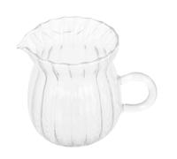 STOBAZA pot à lait en verre pichet de sauce clair petit distributeur de verseur à mousse de lait petit distributeur de thé tasse de pichet en verre