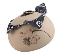 STOBAZA Pot de Rangement Céramique Vintage pour Thé Pot Hermétique Anti-humidité avec Design Délicat et Surface Lisse Récipient Alimentaire Léger pour Thé Noir Vert et Parfumé Décoration