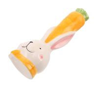 STOBAZA Pot Fleur Hydroponique Céramique Motif Lapin Cartoon Petit Vase Décoratif Robuste pour Plante Dintérieur pour Cuisine et Salon