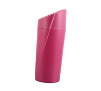 STOBAZA Poubelle Voiture Compacte avec Couvercle Fuite Organisateur de Rangement Multifonction pour Siège et Coffre Petite Corbeille de Voiture Rose