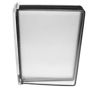 STOBAZA Présentoir de Dossiers Porte-Fichier PVC Noir 10 Pages pour Bureau Écran Transparent pour Identification Rapide des Documents
