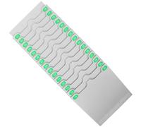 STOBAZA Présentoir Mural Rétractable 30 Emplacements pour Cartes de Pointage, Rack Robuste en Plastique Numéroté pour Bureau et Entrepôt, Support Multifonction D’organisation des Fiches