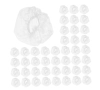 STOBAZA Protège-oreilles Jetables Imperméables 1000 Pcs en Plastique Transparent, Protections Auditives, Bain, Coloration Capillaire et Voyages, Cache-oreilles Hygiéniques Légers