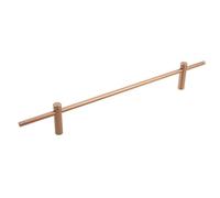STOBAZA Rail de Sécurité pour Étagère Murale 8mm en Alliage D’Aluminium | Barrière Métallique de Galerie, Montage DIY Vis Incluses, Usage Polyvalent pour Rangement Domestique
