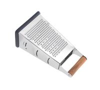 STOBAZA Râpe de Cuisine Multifonction à Faces Acier Inoxydable avec Manche Antidérapant Outil Portable pour Râper Trancher et Émincer Légumes et Fromages