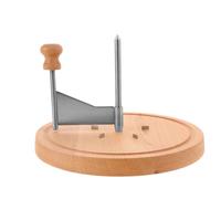 STOBAZA Râpe Manuelle à Fromage en Acier Inoxydable avec Base en Bois 22 X 22 X 135 CM Roulette à Fromage pour Tranchage Fin Chocolat et Beurre Cuisine et Restaurant