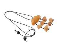 STOBAZA Rearview Mirror Pendant Handmade Shell Rattle Ornament Cute Hanging Decoration For Car Interior And Office Soothing Sound Charm For Stress Relief And Festival Parties