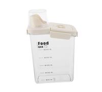 STOBAZA Récipient Hermétique Transparent pour Céréales avec Tasse Doseuse Distributeur Polyvalent pour Riz et Grains Conservation Fraîcheur et Organisation Cuisine