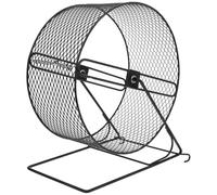 STOBAZA Roue de Course en Fer pour Hamster et Écureuil, d'exercice Silencieux Lime à Ongles Intégrée, pour Petits Rongeurs