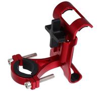 STOBAZA Rouge Support de Téléphone en Alliage D'aluminium pour Vélo | Réglable, Maintien Sécurisé, Compatibilité Polyvalente, pour Smartphone sur Moto et Bicyclette