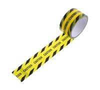 STOBAZA Ruban Adhésif de Signalisation Jaune et Noir Bande Autocollante Antidérapante pour Marquage Sol Murs et Équipements Ruban de Mise en Garde et Durable