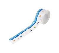 STOBAZA Ruban d'Étanchéité en PVC Auto-Adhésif Motif sous-Marin Bande de Calfeutrage Imperméable Cuisine Salle de Bain et Joints Muraux Protection L'Humidité et Infiltration 1 Rouleau