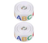 STOBAZA Rubans Gros-grain en Polyester pour Rentrée Scolaire, 2 Rouleaux Faciles à Nouer, Accessoires pour Cheveux Mignons pour Enseignantes, Décoration D'événements Scolaires
