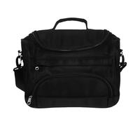 STOBAZA Sac Coiffure Grand Volume avec Bandoulière Trousse Coiffeur Portable pour Outils de Coiffure Sac Voyage Multifonction pour Domicile et Déplacement Unisexe Noir