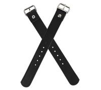 STOBAZA Sangle de Panier de Vélo en Cuir Réglable Noire Installation Solide pour Accessoires Vélo et Décoration Lors Conduite