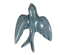 STOBAZA Sculpture Murale Hirondelle Céramique Décoration Murale Volante Ornement Suspendu pour Salon et Chambre Facile à Installer Élégance pour Intérieur
