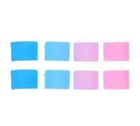 STOBAZA Serpentins en Papier Crépon Pastel 8 Pièces Kit Décoratif Bicolore Rose et Bleu 2 Rose Clair 2 Pêche 2 Bleu Clair pour Décoration Gender Reveal Shower et Fêtes