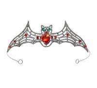STOBAZA Serrage-tête Design 3d Unique et Couronne Distinctive Chauve-souris D'halloween en Alliage de Zinc Accessoire pour Cheveux Confortable Unisexe pour Fêtes et Vie Quotidienne
