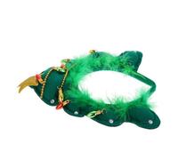 STOBAZA Serrage-tête Sapin de Noël Vert en Tissu pour Fête, Léger | Design Unique, Confortable à Porter, Facile à Transporter, Ne Se Déforme Pas, pour Soirées et Déplacements