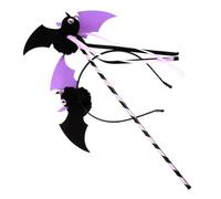 STOBAZA Set de Accessoires Halloween Chauve Souris Bandeau et Baguette Décorative pour Costume et Cosplay pour et Photos Festives