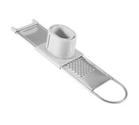 STOBAZA Set Trancheuse Légumes Inox avec Amovible Râpe Ail et Pomme de Terre Outil Manuel Polyvalent pour Carottes et Concombres et Facile à Utiliser