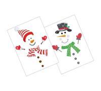 STOBAZA Stickers Magnétiques Décoratifs de Noël Réfléchissants Autocollants Magnétiques PVC pour Réfrigérateur Garage Chambre et Vitrine Faciles à Poser et Retirer