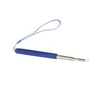 STOBAZA Stylet Écran Tactile Acier Inoxydable Rétractable pour Présentation et Enseignement Stylo Capacitif Bleu Polyvalent pour Bureau et Tableau Interactif
