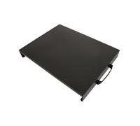 STOBAZA Support Antidérapant en Alliage Noir pour Plaque à Induction et Cuisinière à Gaz, Étagère Robuste pour Organiser Ustensiles Cuisine sur Table