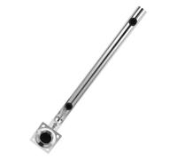 STOBAZA Support de Montage sur Pont sans Fil, Installation d'antenne Les combles en Acier Inoxydable Argent, Support Mural Stable pour antennes extérieures et ponts sans Fil, Usage