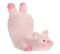 STOBAZA Support de Téléphone Adorable en Résine Rose de Petit Cochon Décoration de Bureau Polyvalente pour Maison et Espace de Travail Modèle de Cochon Factice 1 Pièce