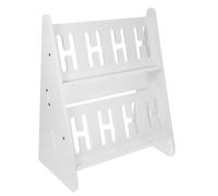 STOBAZA Support de Téléphone Portable Multi-Niveaux en Plastique Blanc, Stable et Réglable, Solution Gain de Place pour Stockage en Salle de t Projets Créatifs