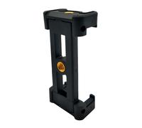 STOBAZA Support de téléphone Selfie Pliable, Adaptateur pour trépied de téléphone, Protection Antichoc, Portable, Noir, Plastique, pour Photo de Voyage