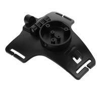 STOBAZA Support Fixe de Phare LED pour Bandeau, Plastique Léger Verrouillage Sécurisé, Noir, Adapté la Pêche Camping, Accessoire Compact pour Lampe Frontale - Fixation Solide