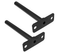 STOBAZA Support Mural pour Disques de Poids en Acier Robuste Lot de 2 25 Barres Suspendre Rangement Vertical Compact pour Haltères pour Salle de Sport et Home Gym