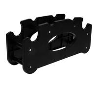 STOBAZA Support pour Haltères Vertical Noir 4 Niveaux Amovibles Support de Sol Compact pour Salle de Sport à Domicile Accessoire D’Entraînement Robuste et Stable Présentoir Pratique