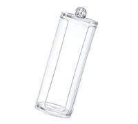 STOBAZA Support Transparent Plastique pour Compresses De Coton Porte-gobelet De Bain De Bouche Design Compact Et Élégant Bords Lisses Et Arrondis