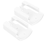 STOBAZA Supports Muraux pour Télécommandes Domestiques, Grand Format, Plastique Sûr Auto-adhésif, Rangement Mural sans Perçage, Compatible Téléviseur Et Climatiseur, Lot De 2 Pièces