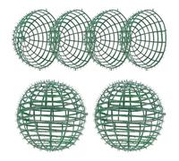 STOBAZA Supports pour topiaires Plastiques 25 cm, 4 Cages sphériques en ABS durables, Accessoires pour Boules artificielles, décoration Mariage et Jardinage