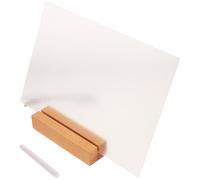 STOBAZA Tableau Mémo Acrylique Effaçable à Sec Transparent Grand Format pour Bureau et Maison Tableau d'Écriture sans Cadre Léger Panneau d'Affichage Pratique pour Messages et Notes